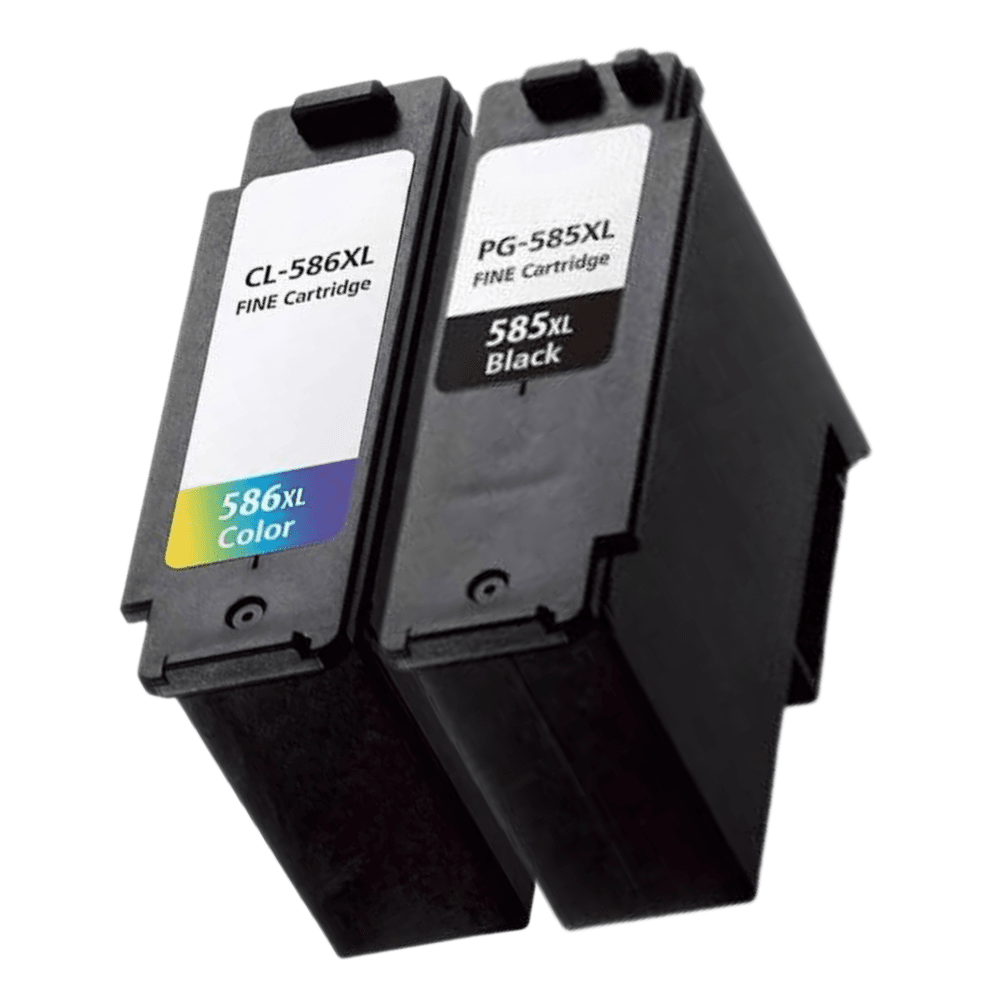 Pakke sæt Canon PG-585XL / CL-586XL – 1 Sort, 1 farver – alternativ – 38 ml