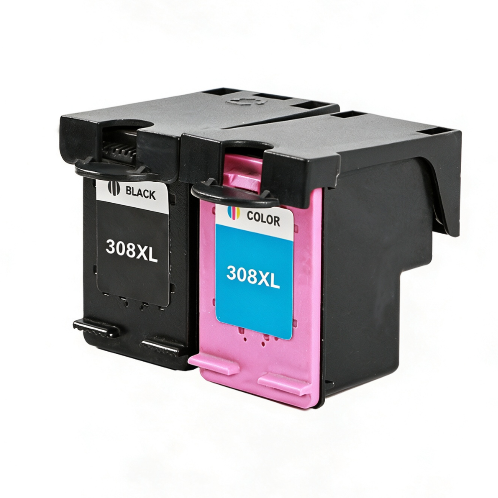 Pakke sæt HP 308XL – 1 Sort, 1 farver – alternativ – 36 ml