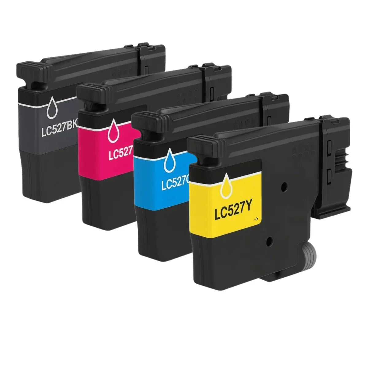 Brother LC527XL BCMY 4 stk blækpatroner 8.000 sider kompatibel multipakke