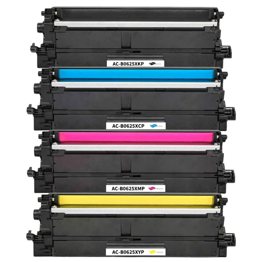 Pakkesett Brother TN625 XL – 4 farger BK-C-M-Y – alternativ – 19.000 sider