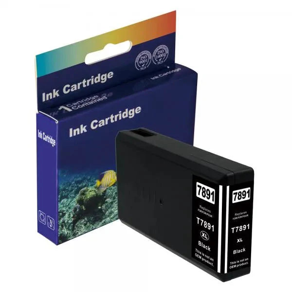 Epson T7891 XXL sort printerpatron 72 ml C13T789140 – alternativ