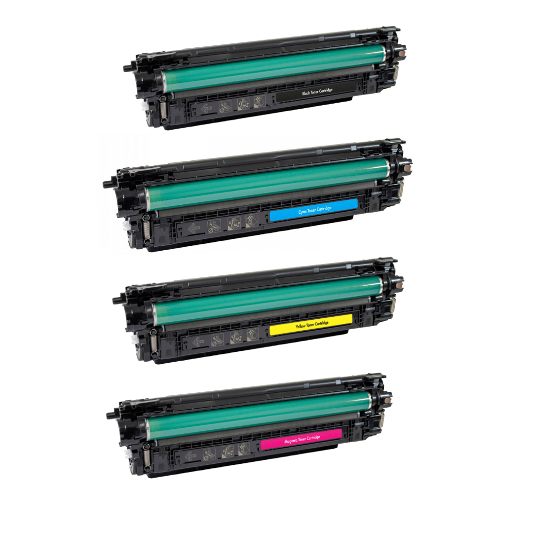 Pakke sæt HP 651A – 4 farver BK-C-M-Y – kompatible - 61.500 Sider