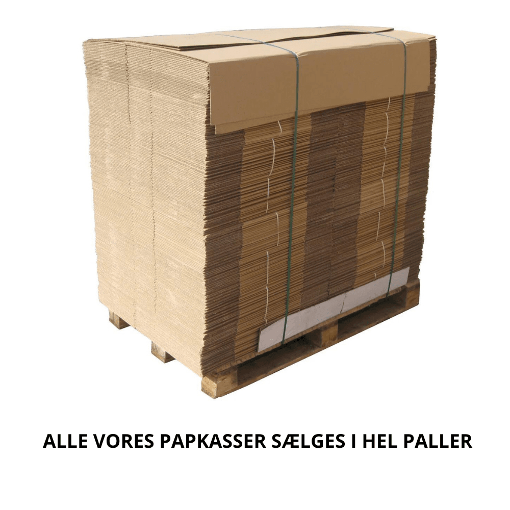 Papkasser 300x200x100 mm ( 2400 stk ) en hel palle