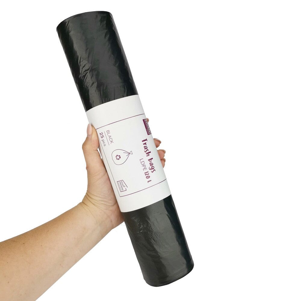 Sorte affaldssække - 120 liter - 25 stk